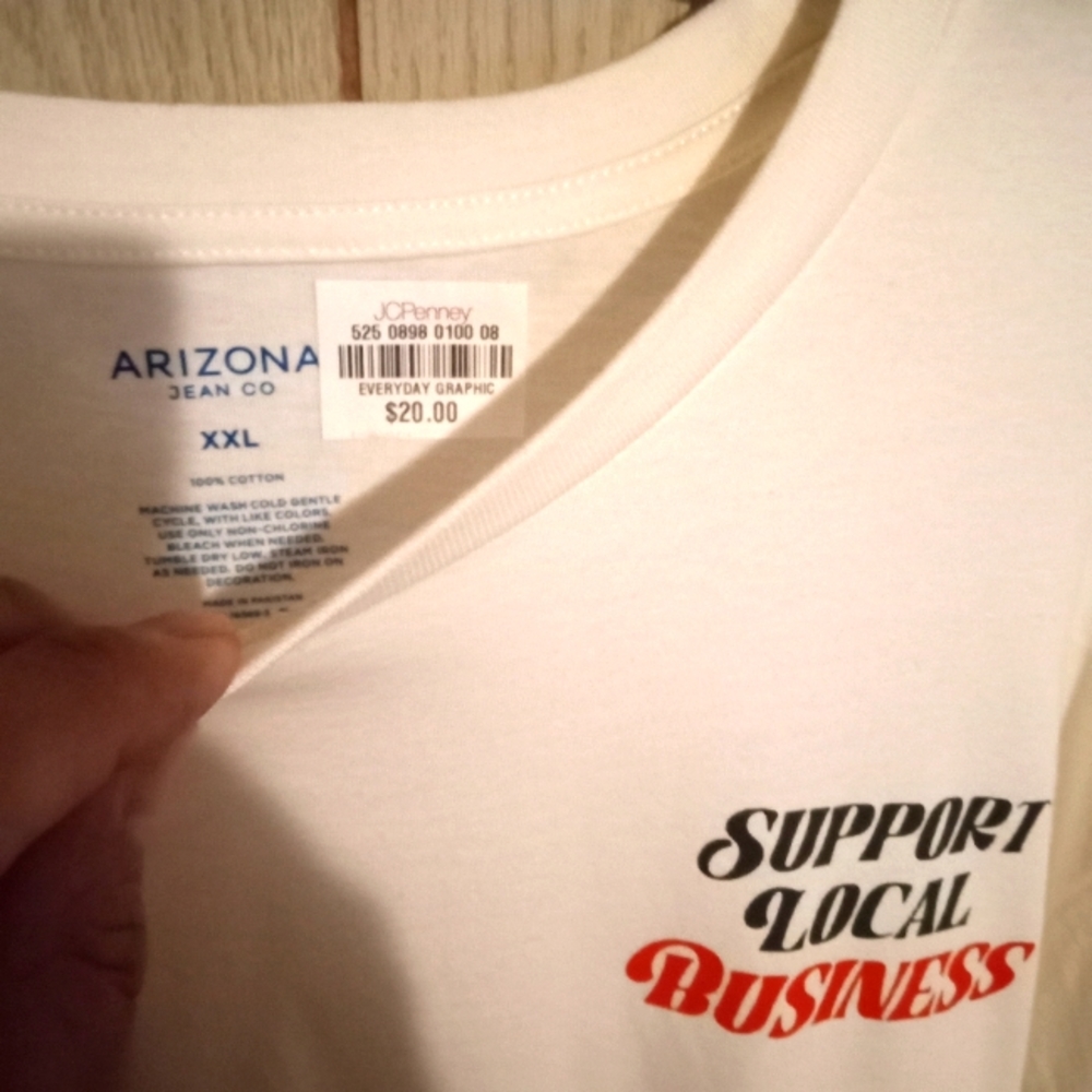 Support Local Business t shirt (nwt)